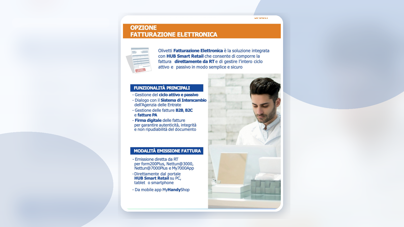 Opzione fatturazione elettronica